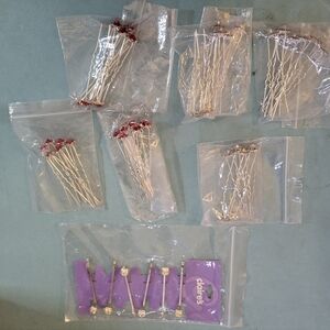 Lot of New Rhinestone Hair Pins and Bobby Pins